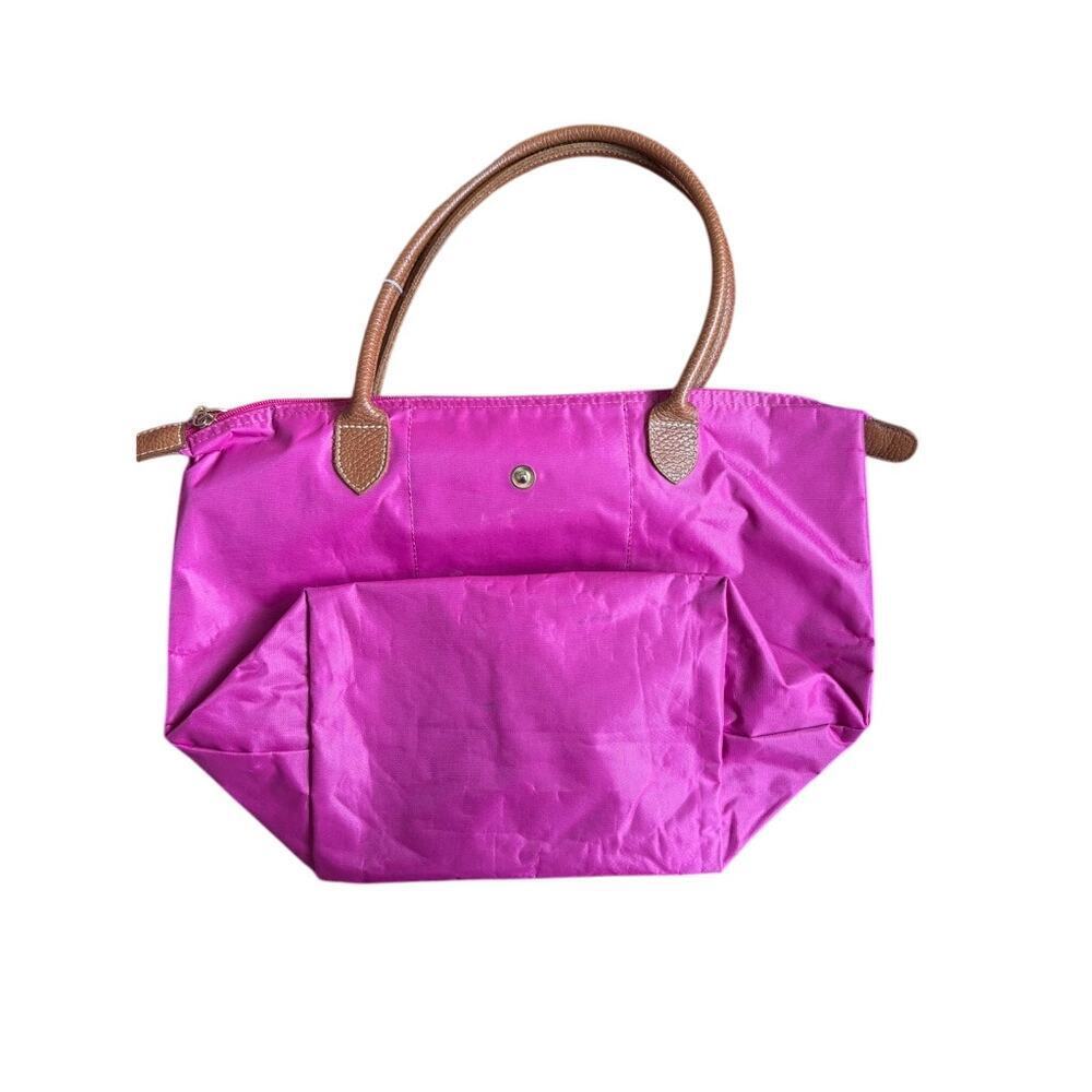 Women’s Longchamp Le Pliage‎ Small Tote Bag - Pink Nylon & Leather - Pre-Owned